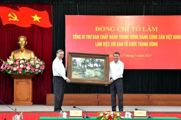 Tổng Bí thư Tô Lâm làm việc với Ban Tổ chức Trung ương ảnh 3
