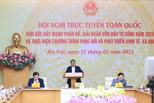 Thủ tướng Phạm Minh Chính: Giải ngân vốn đầu tư công năm 2023 phấn đấu đạt 95% trong 711 nghìn tỷ đồng