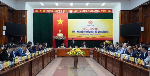 Phó Thủ tướng Trần Hồng Hà chủ trì Hội nghị Lấy ý kiến về dự thảo Luật Đất đai