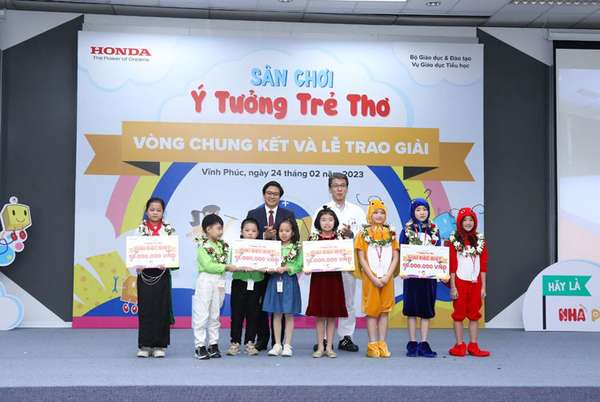 Honda Việt Nam vinh danh và trao thưởng 30 ý tưởng trẻ thơ xuất sắc nhất