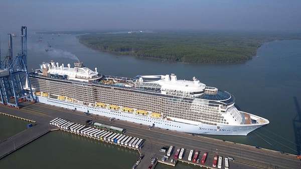 Bà Rịa - Vũng Tàu: Đón siêu tàu du lịch đưa hơn 3.800 du khách quốc tế đến Việt Nam