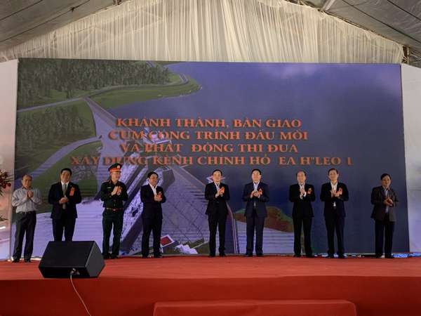Phó Thủ tướng Trần Lưu Quang tham dự Lễ khánh thành hồ thuỷ lợi Ea H’leo 1