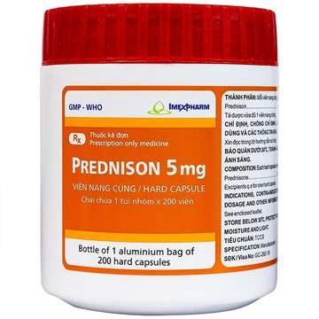 Thu hồi thuốc kháng viêm Prednison 5mg