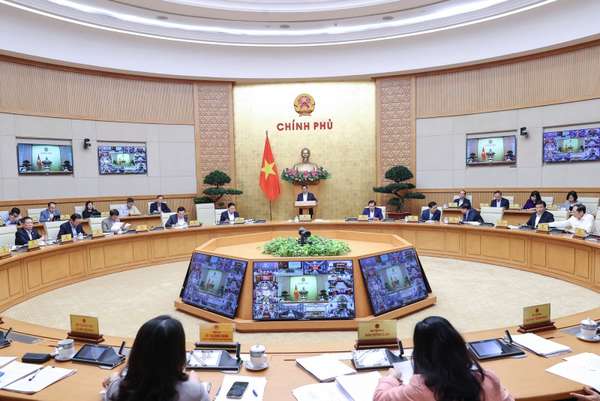 Hội nghị Chính phủ với địa phương và Phiên họp Chính phủ thường kỳ tháng 3/2023 (Ảnh: Báo Chính phủ)