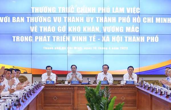 Thủ tướng Phạm Minh Chính làm việc với TP. Hồ Chí Minh, tháo gỡ nhiều vướng mắc