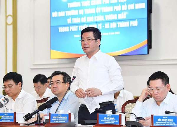 Bộ trưởng Nguyễn Hồng Diên đề xuất 3 nhóm giải pháp thúc đẩy tăng trưởng cho TP. Hồ Chí Minh