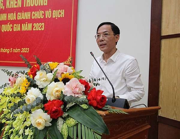 Thanh Hóa: Khen thưởng đội bóng U19 Đông Á Thanh Hóa giành chức vô địch quốc gia năm 2023