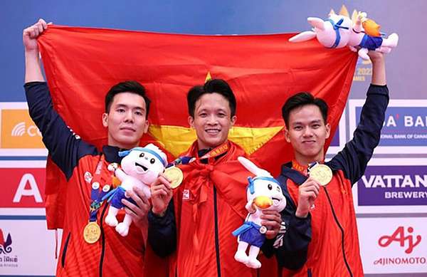 Bảng tổng sắp huy chương SEA Games 32 hôm nay ngày 7/5: Đoàn Việt Nam giành 32 huy chương