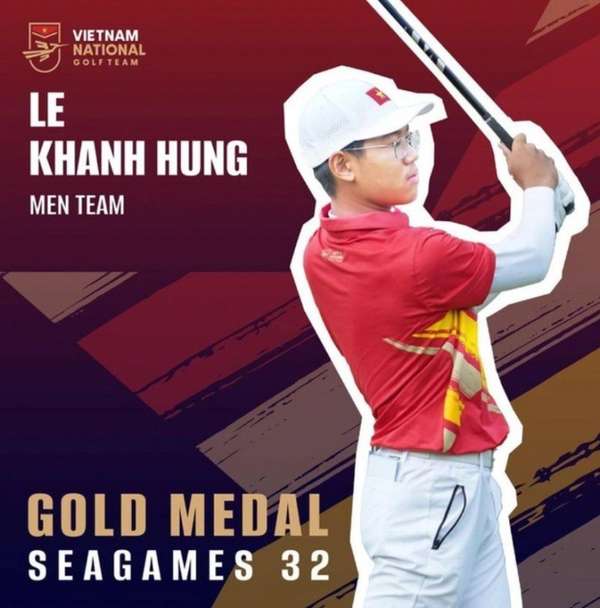 Tuyển Golf Việt Nam giành huy chương vàng lịch sử tại SEA Games 32