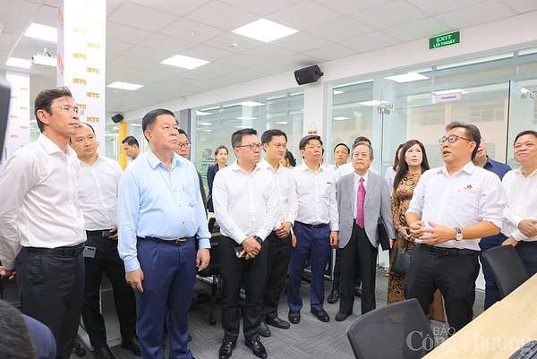 Trưởng ban Tuyên giáo Trung ương thăm, làm việc tại Khu Công nghệ cao TP. Hồ Chí Minh