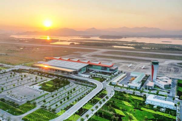 Sân bay quốc tế Vân Đồn do Sun Group đầu tư tại Quảng Ninh.