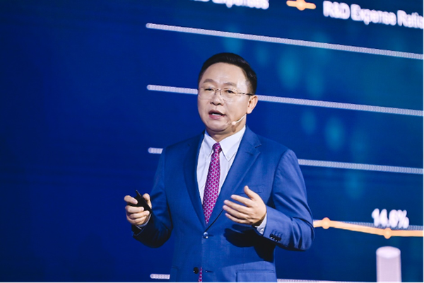Ông David Wang - Chủ tịch kinh doanh toàn cầu của Huawei phát biểu khai mạc Hội nghị Đối tác APAC 2023