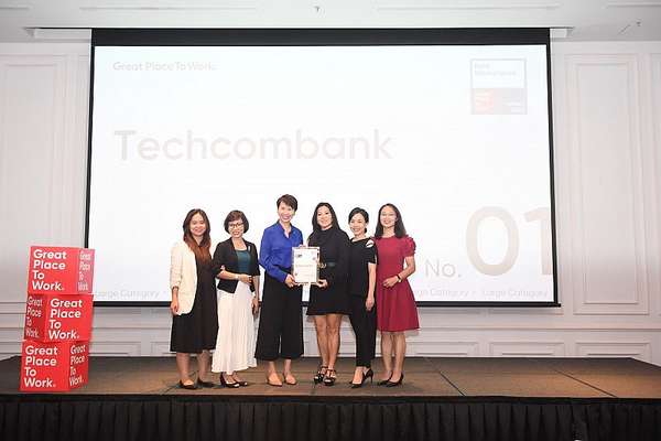 Techcombank – Top 1 BXH Nơi làm việc xuất sắc nhất VN 2023