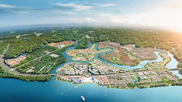 Phối cảnh dự án Aqua City tại Đồng Nai. trái phiếu