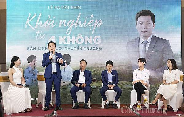 Ra mắt phim CEO Hoàng Hữu Thắng: Khởi nghiệp từ 4 không Bản lĩnh người thuyền trưởng