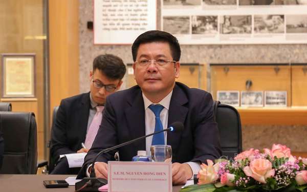 Bộ trưởng Nguyễn Hồng Diên tiếp Chủ tịch Quốc hội Bờ Biển Ngà