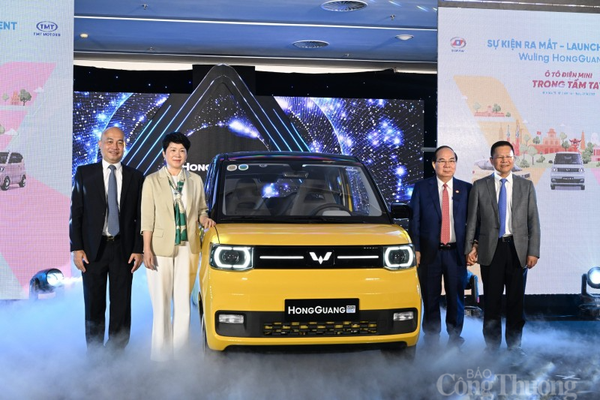 TMT Motors ra mắt ô tô điện Wuling Hongguang MiniEY giá bán chỉ từ 239 triệu đồng