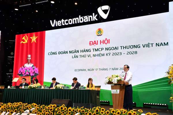 Đại hội Công đoàn Vietcombank lần thứ VI, nhiệm kỳ 2023 - 2028 thành công tốt đẹp