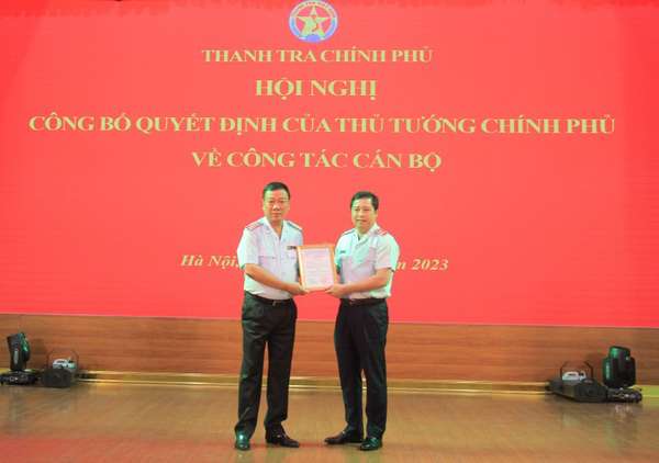 Bổ nhiệm ông Dương Quốc Huy giữ chức vụ Phó Tổng Thanh tra Chính phủ