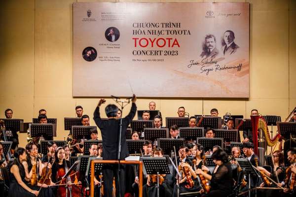 Hòa nhạc Toyota 2023 nhận được sự hưởng ứng nhiệt tình của khán thính giả Hà Nội