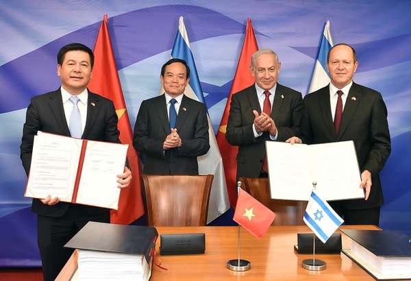 Hiệp định Thương mại tự do giữa Việt Nam và Israel (VIFTA) đã chính thức được ký kết ngày 25/7 tại Israel