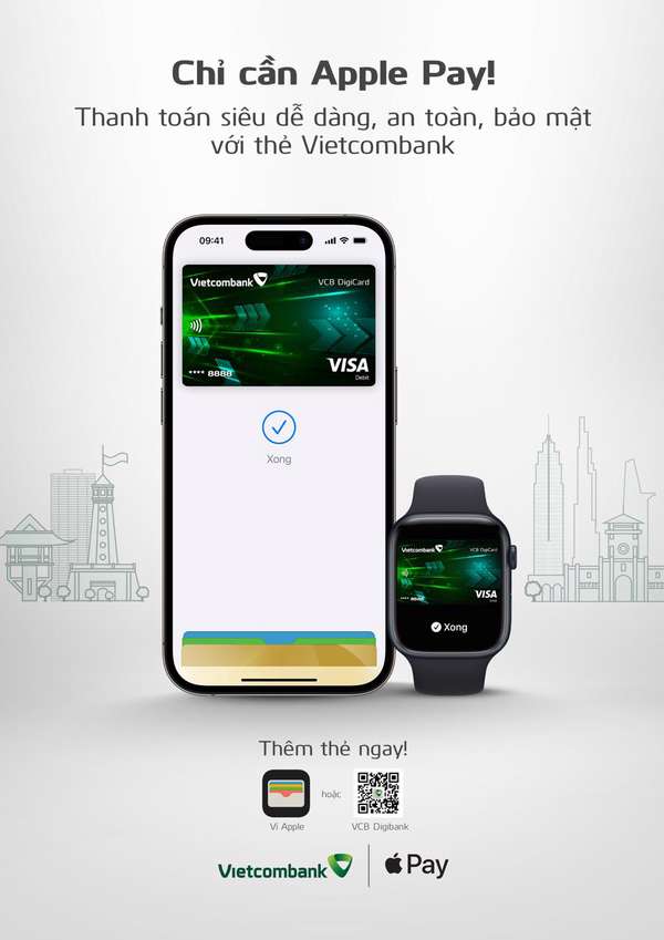 Vietcombank giới thiệu Apple Pay đến khách hàng - Ảnh 1