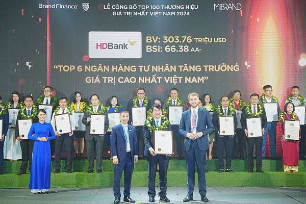 Ngành ngân hàng Việt Nam ghi nhận mức tăng trưởng giá trị thương hiệu vượt bậc
