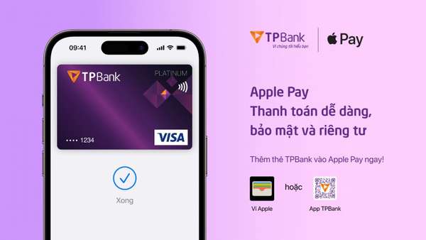 Ngân hàng Tiên Phong giới thiệu Apple Pay đến khách hàng