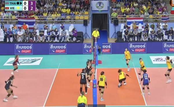 Kết quả bóng chuyền nữ Việt Nam 1 - 3 Thái Lan: Thái Lan run rẩy giành chiến thắng