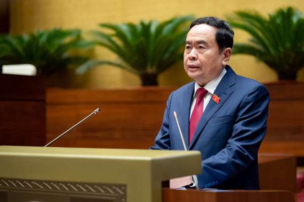 Phó Chủ tịch Thường trực Quốc hội Trần Thanh Mẫn phát biểu khai mạc Hội nghị