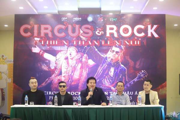 Xiếc kết hợp với nhạc rock trên sân khấu Việt lần đầu tiên