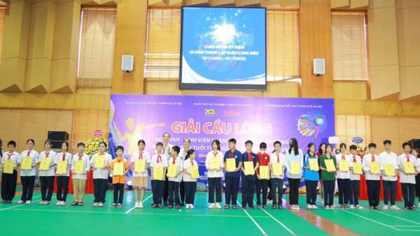 Khai mạc Giải Cầu lông học sinh - sinh viên TP. Hà Nội