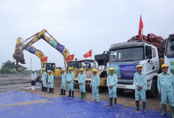 Cầu vượt sông Đáy nối Nam Định - Ninh Bình 1.450 tỷ đồng được triển khai thi công