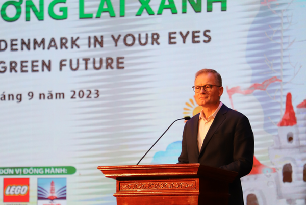 ông Nicolai Prytz - Đại sứ Đan Mạch tại Việt Nam đã phát biểu