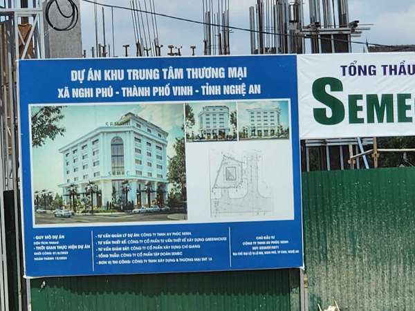 TP. Vinh, Nghệ An: Sửa sai bằng việc cho doanh nghiệp xây dựng chưa phù hợp quy hoạch