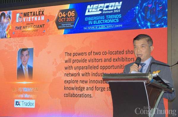 Hơn 300 thương hiệu quốc tế tham gia Triển lãm Metalex Vietnam và Nepcon Vietnam 2023