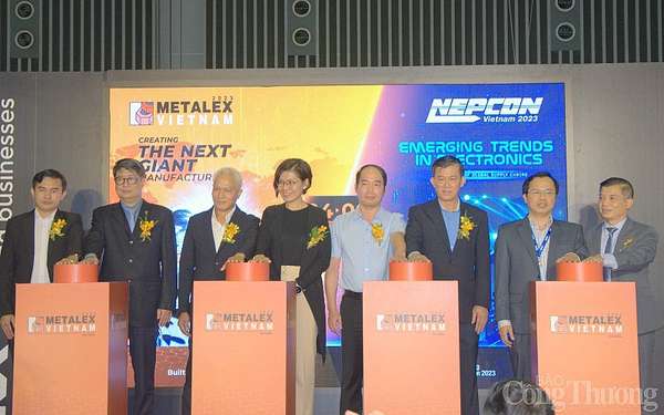 Hơn 300 thương hiệu quốc tế tham gia Triển lãm Metalex Vietnam và Nepcon Vietnam 2023