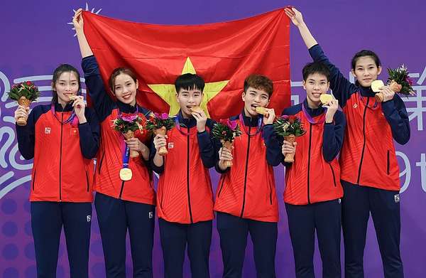 Bảng tổng sắp huy chương Asiad 2023 mới nhất: Đoàn thể thao Việt Nam giành thêm huy chương vàng