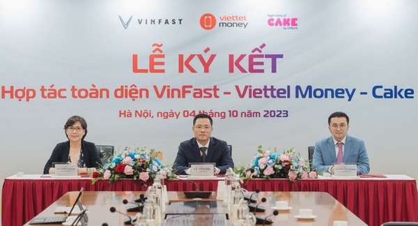 Vinfast hợp tác chiến lược với cake by VPBank và Viettel Money ảnh 1