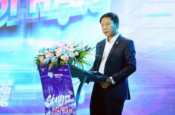 Tổng Giám đốc NAPAS phát biểu tại Lễ khai mạc sự kiện Sóng Festival