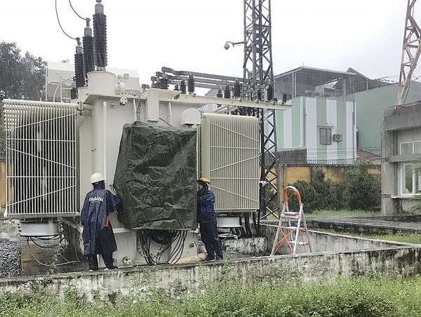 Hệ thống truyền tải điện TP Đà Nẵng vận hành an toàn trước mưa lớn kéo dài