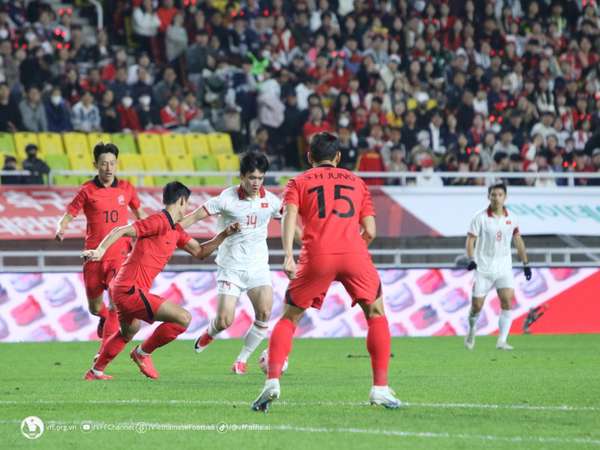 Kết quả trận giao hữu Việt Nam 0 – 6 Hàn Quốc: Son Heung-min lập cú đúp