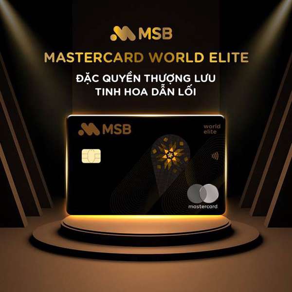 Thẻ tín dụng cao cấp Mastercard World Elite lần đầu có mặt tại Việt Nam