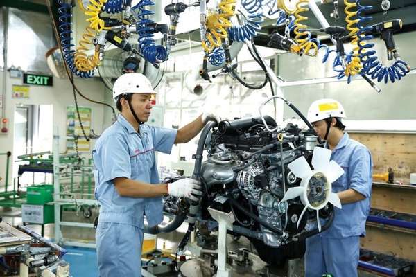 Sản xuất công nghiệp tiếp tục tăng trưởng tích cực trong tháng 10/2023.