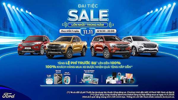 Ford Việt Nam và đại tiệc sale lớn nhất trong năm