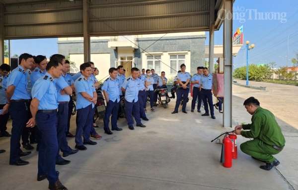 Cục Quản lý thị trường tỉnh Thanh Hóa nâng cao công tác phòng cháy chữa cháy và cứu nạn cứu hộ