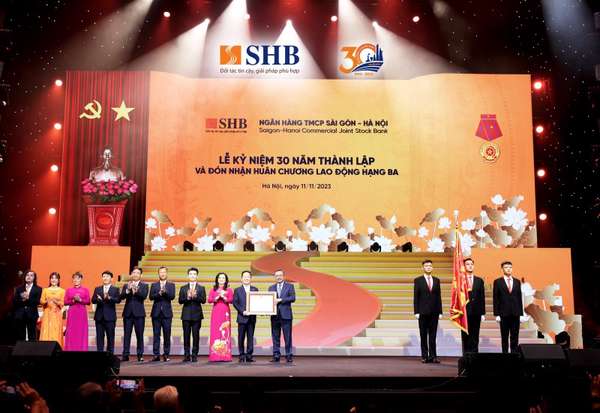 SHB kỷ niệm 30 năm thành lập, vốn điều lệ tăng gấp hơn 90.000 lần