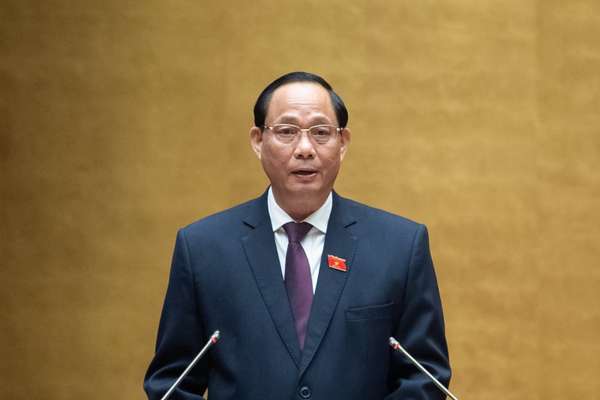 Thượng tướng Trần Quang Phương - Phó Chủ tịch Quốc hội phát biểu