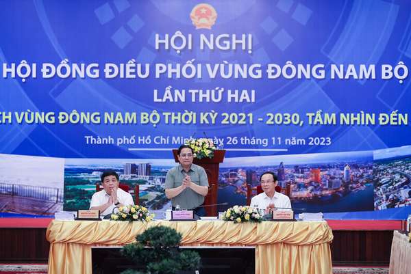 Thủ tướng chủ trì Hội nghị tham vấn quy hoạch vùng Đông Nam Bộ- Ảnh 1.