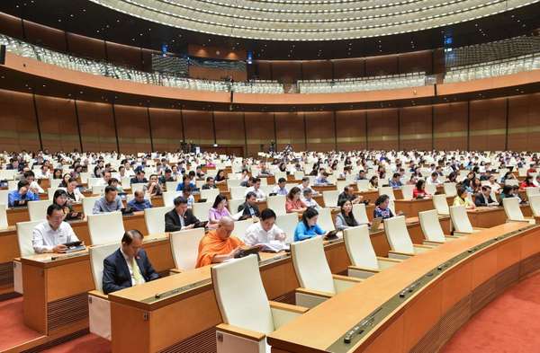 Quốc hội biểu quyết thông qua Luật Tài nguyên nước (sửa đổi)